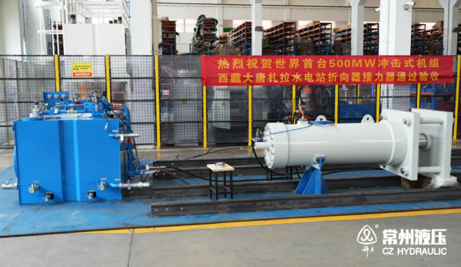 助力重大工程：扎拉水電站500MW沖擊式機組關(guān)鍵部件首件折向器接力器順利驗收